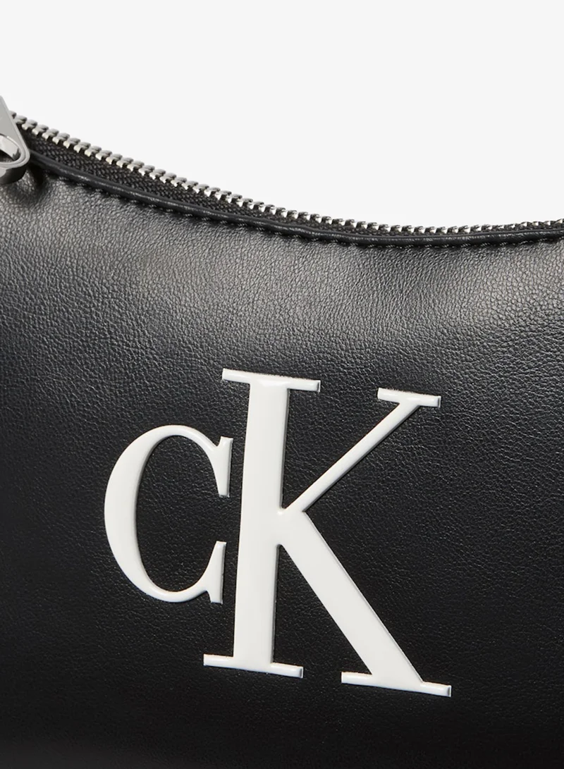 CALVIN KLEIN Embossed Monogram Mini Shoulder Bag